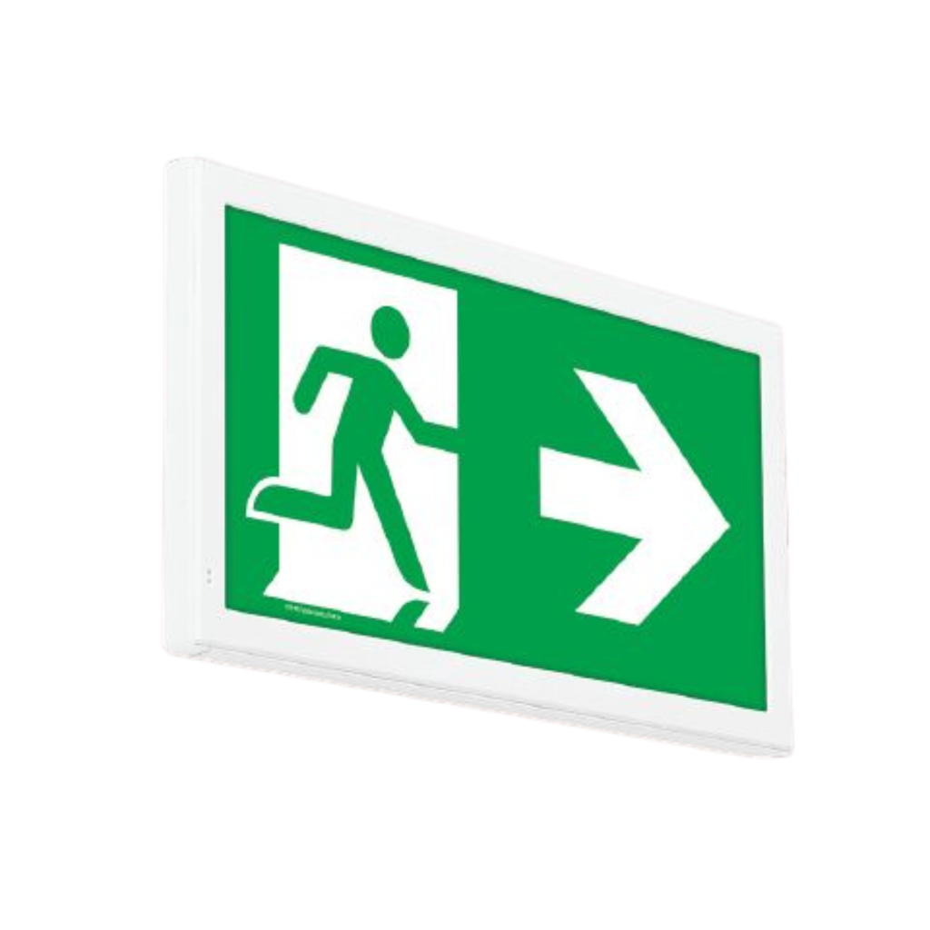 E-E1S BLANC - BAES Evacuation Blanc- NF-1h 45lm IP20 (BT-BAES-E-E1S_BLAN)