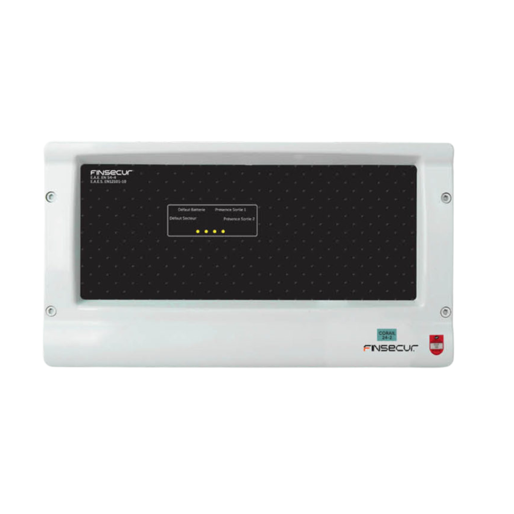 AES 24VCC/2A EN COFFRET PLASTIQUE AVEC BATTERIES 7Ah (CORAIL-24-2_CP)