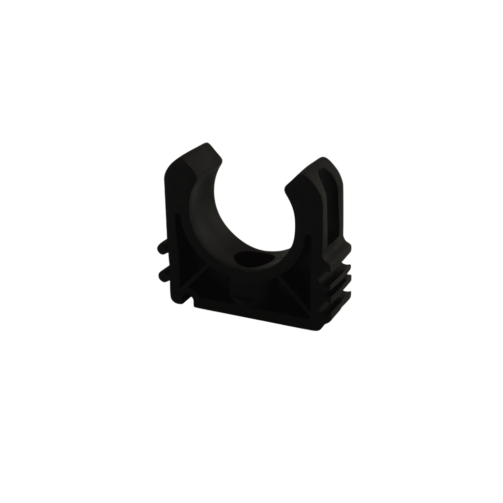 ACCROCHE TUBE IRO CLIP 16MM SIMPLE NOIR