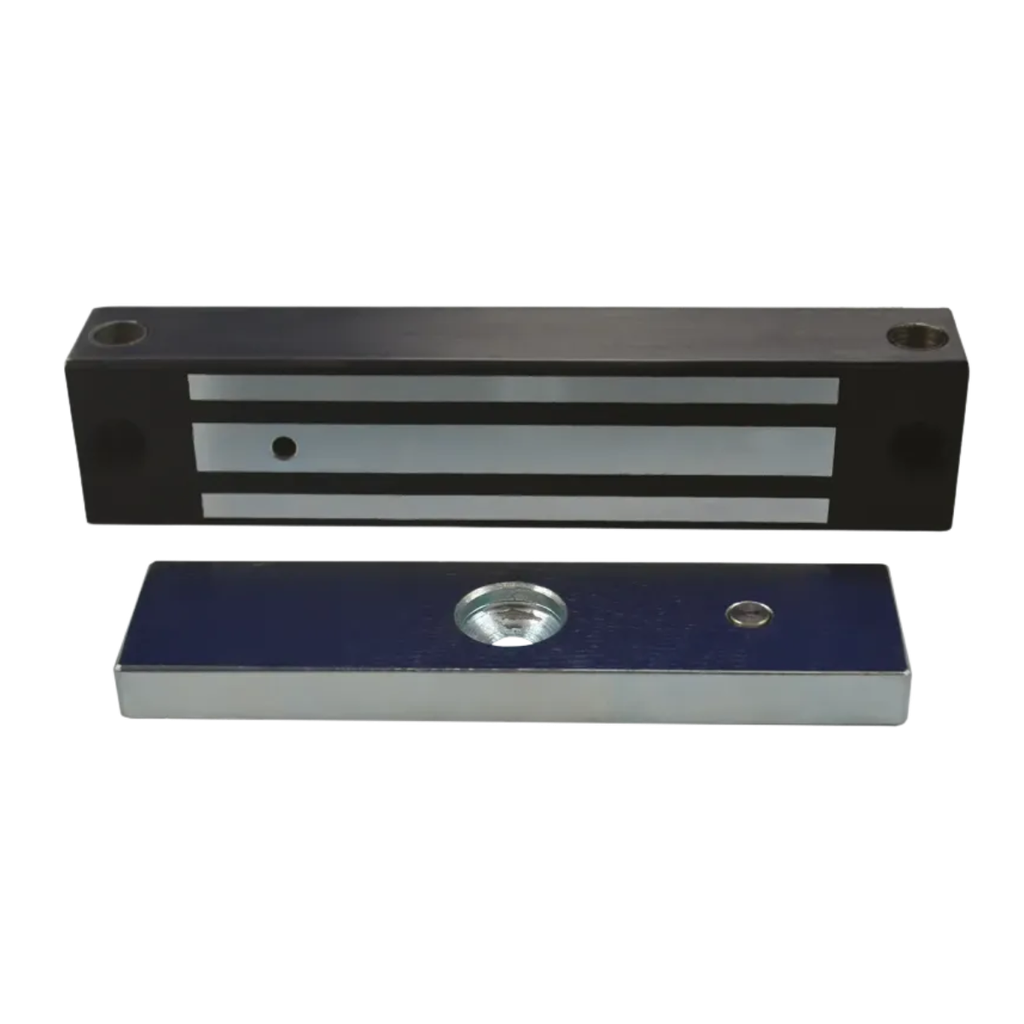 Ventouse EM applique IP 67 acier inox 300 lbs 12/24V DC Contact Hall (EMSS300)