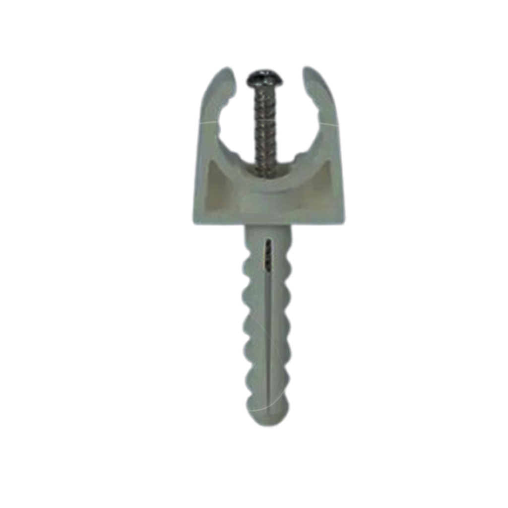 SACHET DE 100 ACCROCHES POUR TUBE IRO DE 16MM SIMPLE GRIS (copier)