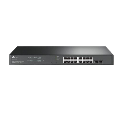 JetStream™ 18-Port Gigabit Smart Switch with 16-Port PoE+ 