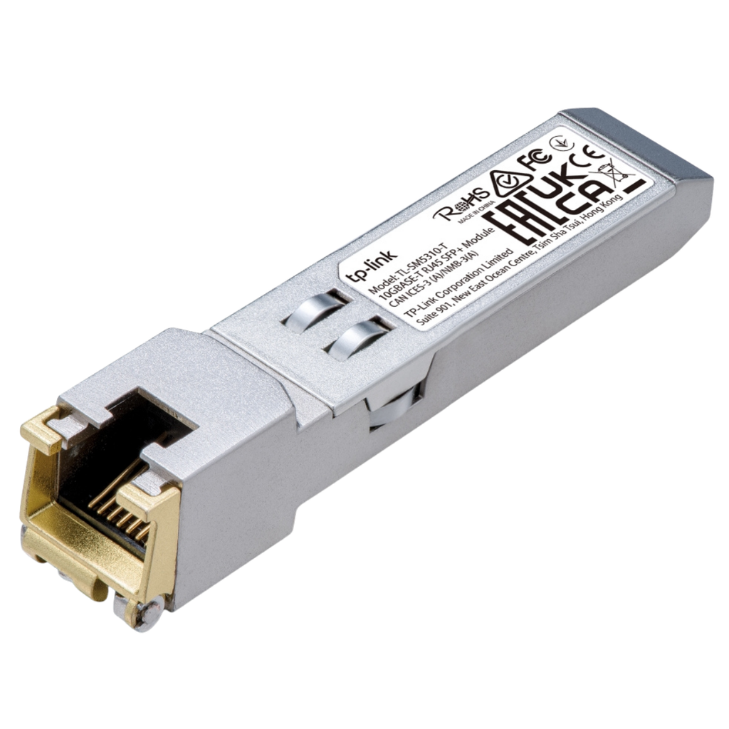 Module SFP+ RJ45 10GBASE-T : Émetteur-récepteur cuivre RJ45 10 Gbit/s, connecteur