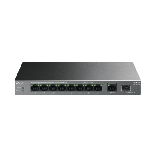 Switch de bureau 10 ports Gigabit avec 8 ports PoE+