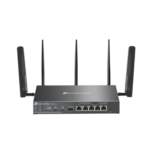 Passerelle VPN Omada 4G+ Cat6 AX3000 Gigabit avec 4 ports PoE+