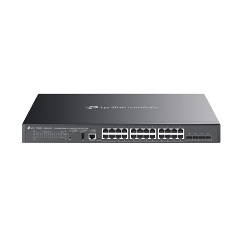 Commutateur PoE++Omada Lite empilable avec 24 ports Gigabit 4 emplacements 10G