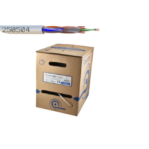 CABLE RESEAU UTP CAT6 RESIDENTIEL LSZH 305M BLANC  (UTP-C6R/D3)