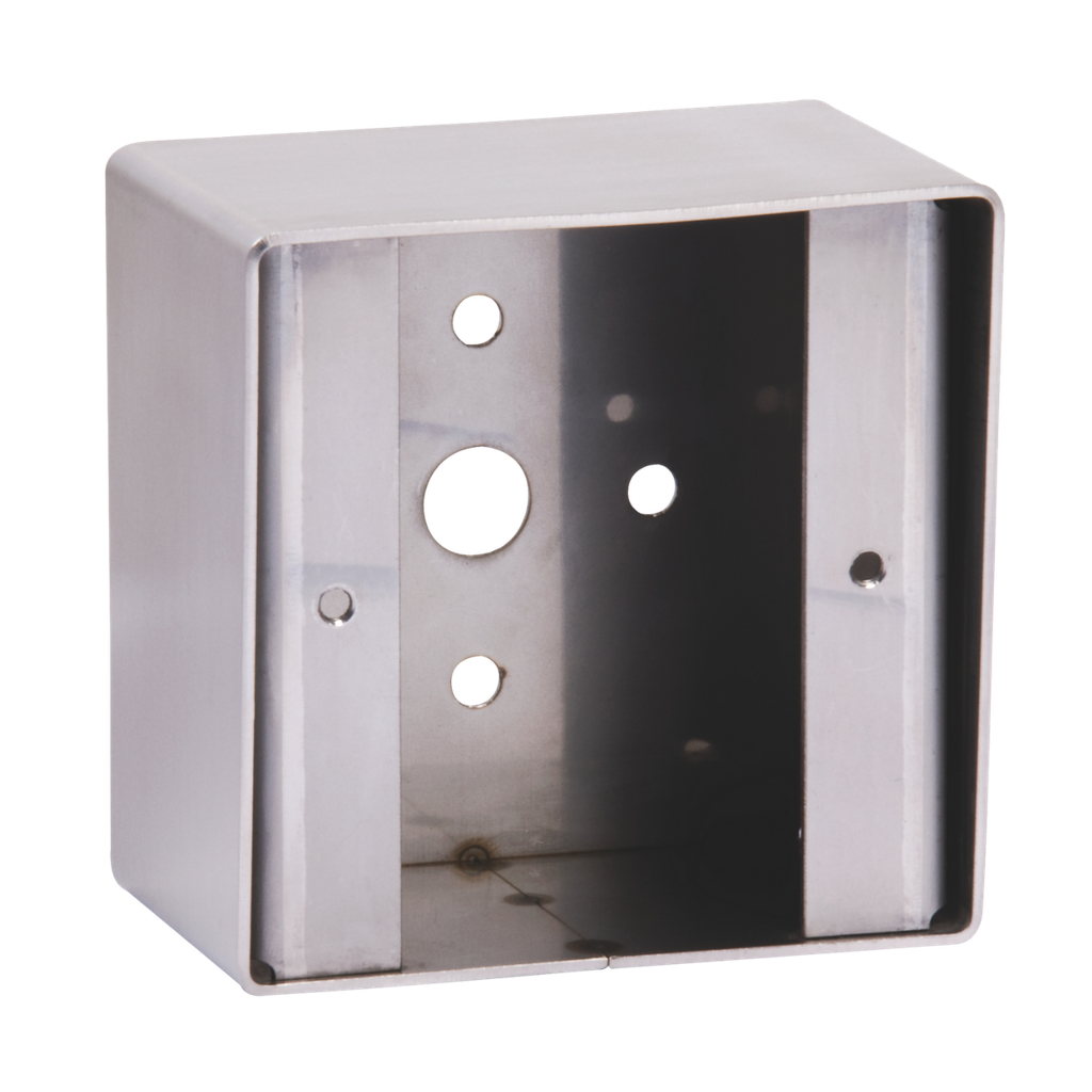 CSBP60LA Cadre saillie inox avec visière anti-pluie pour BP de sortie BP60LA