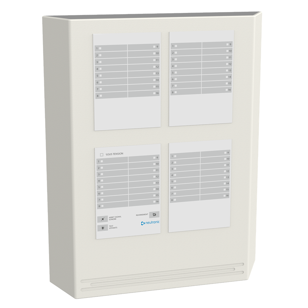 Alarme Technique 64 zones avec relais