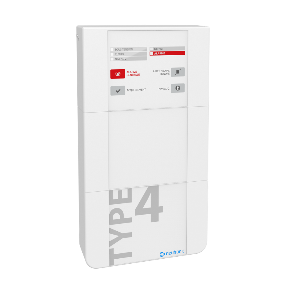 Centrale Type 4 à piles Radio Adressable Connectée Cloud