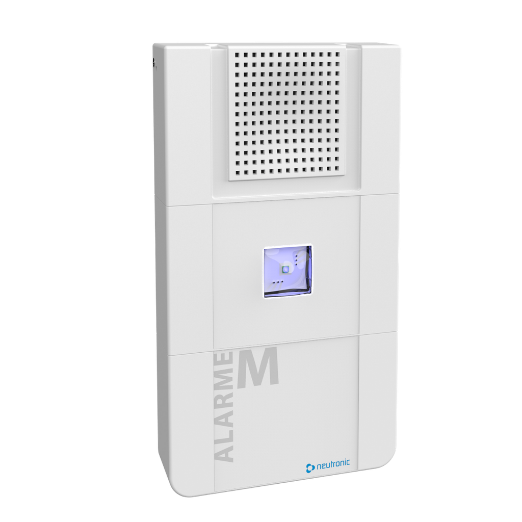 Diffuseur Sonore Lumineux Alarme Menace à piles Radio Adressable Connecté avec messages pré-enregistrés