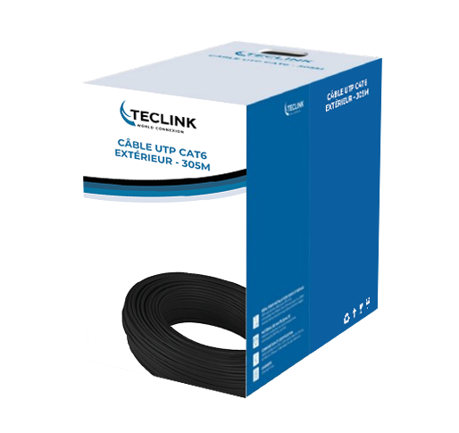 CÂBLE UTP  CAT6 EXTÉRIEUR - 305M (copier)