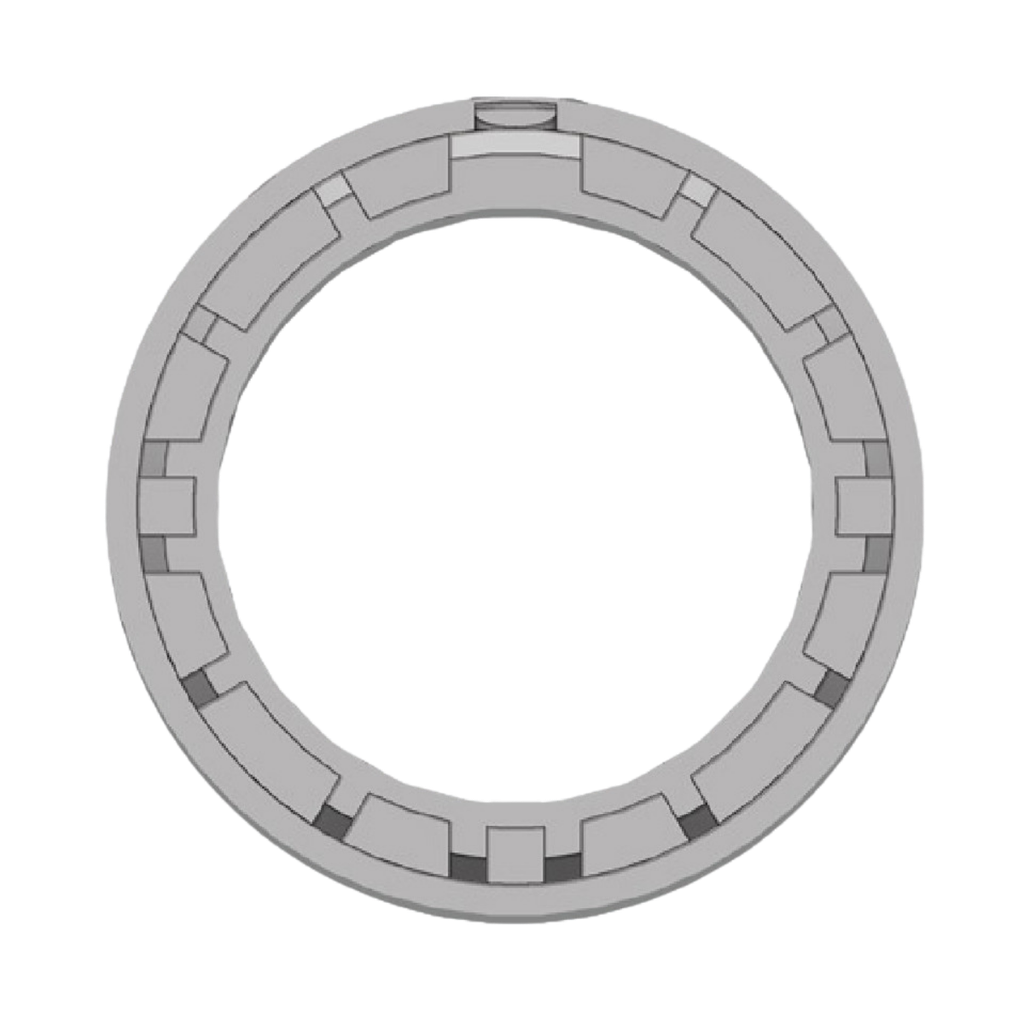 Adaptateur roue + couronne XQ4 - tube ZF 45mm (AXZF45) (copier)