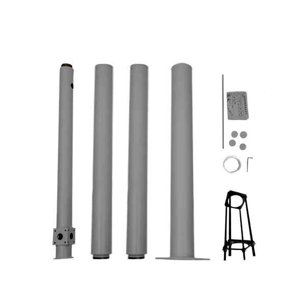 POTEAU DE 6 MÈTRES POUR L'INSTALLATION DE CAMÉRAS GRIS FONCÉ (copier)