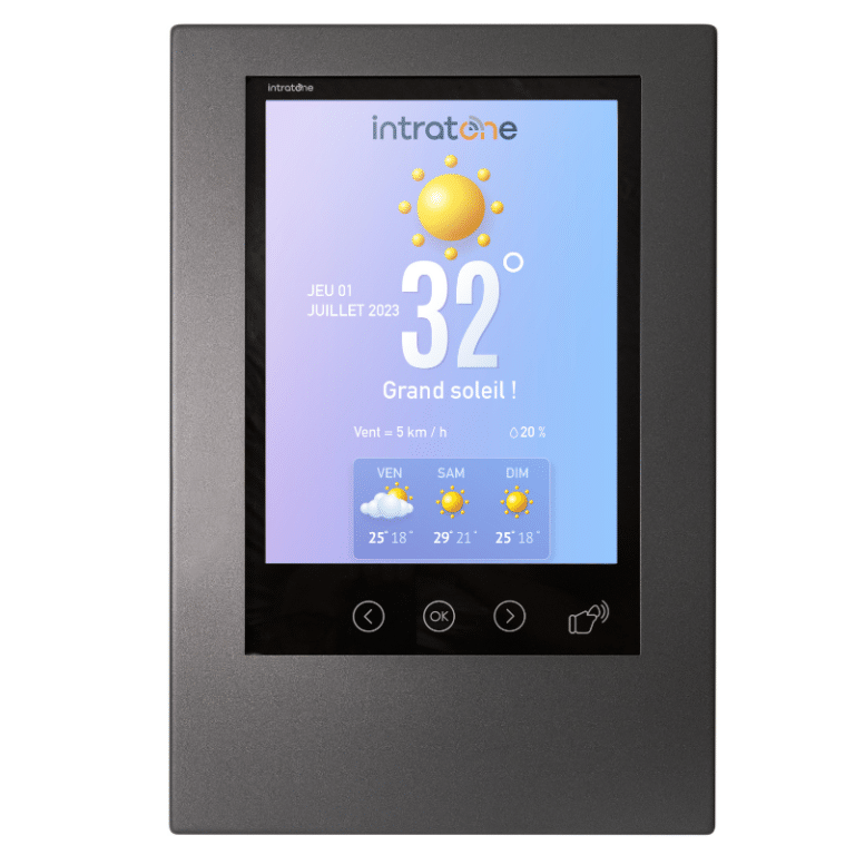 Tableau d'affichage interactif - Ecran 15 pouces - Pose en saillie