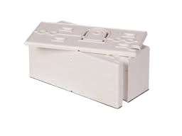 10 ENTRETOISES - BLANC - RWX73  (AG_CO-CALLE/B)