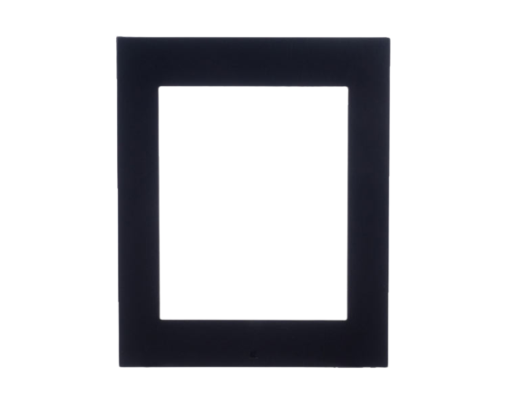 CADRE INSTALLATION SAILLIE - NOIR - 2N IP VERSO
