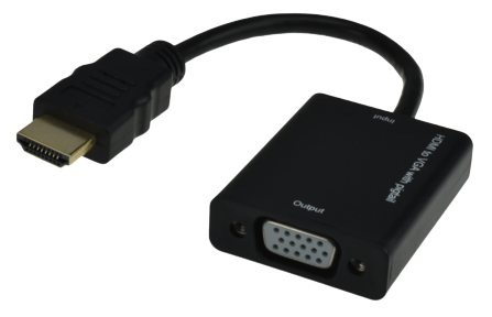 CÂBLE CONVERTISSEUR HDMI > VGA  (HDMI-VGA)