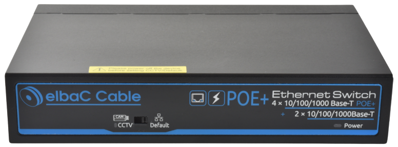 SWITCH - 4 PORTS POE+ - 60W