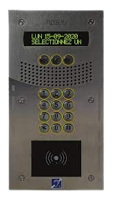 Interphone à défilement de noms avec clavier