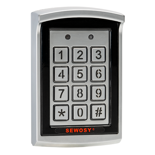 Lecteur de proximite avec clavier de programmation et antenne intégrée