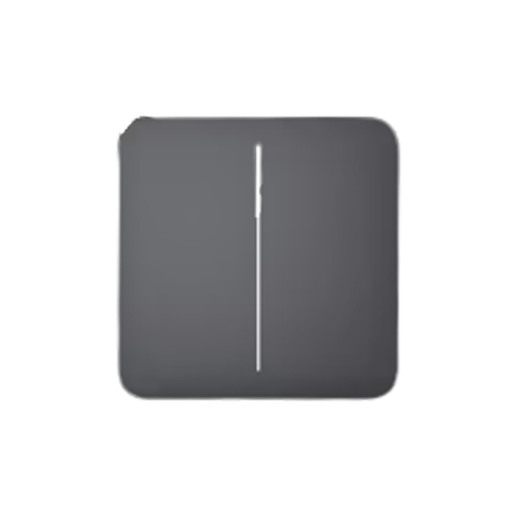 Ajax CenterButton (2-gang) [55] graphite кнопка