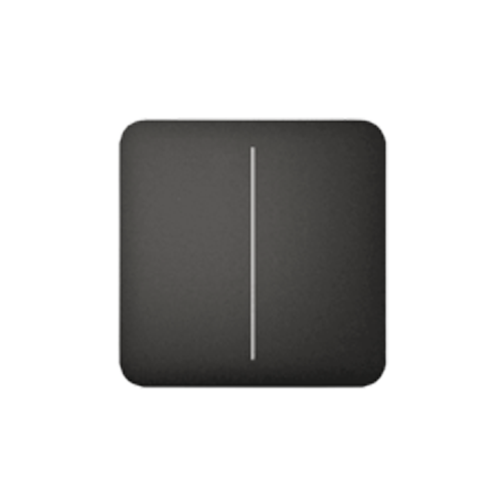 Ajax SoloButton (2-gang) [55] graphite кнопка