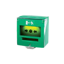 DM LED + buzzer en saillie ou encastrable VERT + CAPOT  (NEU-5712V3C)