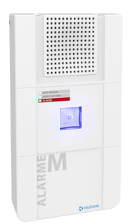 Diffuseur sonore avec messages pré-enregistrés Lumineux Secteur + Radio Alarme Menace  (NEU-TU5MEL-RF)