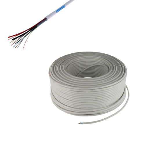 CABLE ALARME SOUPLE TRANXALARM 5 PAIRES PURE CUIVRE 100M BLANC