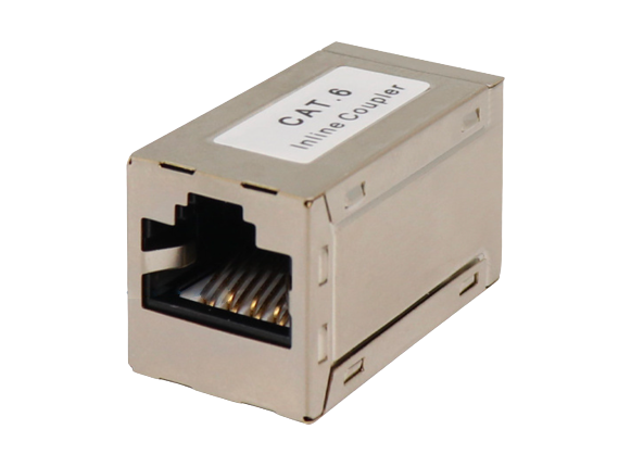 CONNECTEUR BLINDÉ RJ45 CAT 6 FEMELLE-FEMELLE10 pièces/boîte.