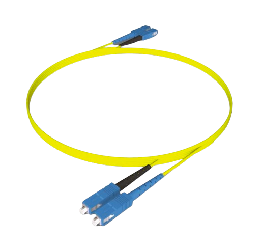 JARRETIERE OM4 CONNECTEUR SC VERS SC BLEU