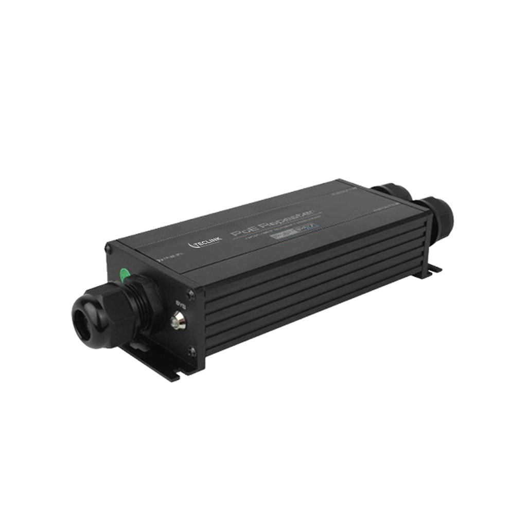 2ch Industrial Waterproof PoE Ethernet Repeater 90W