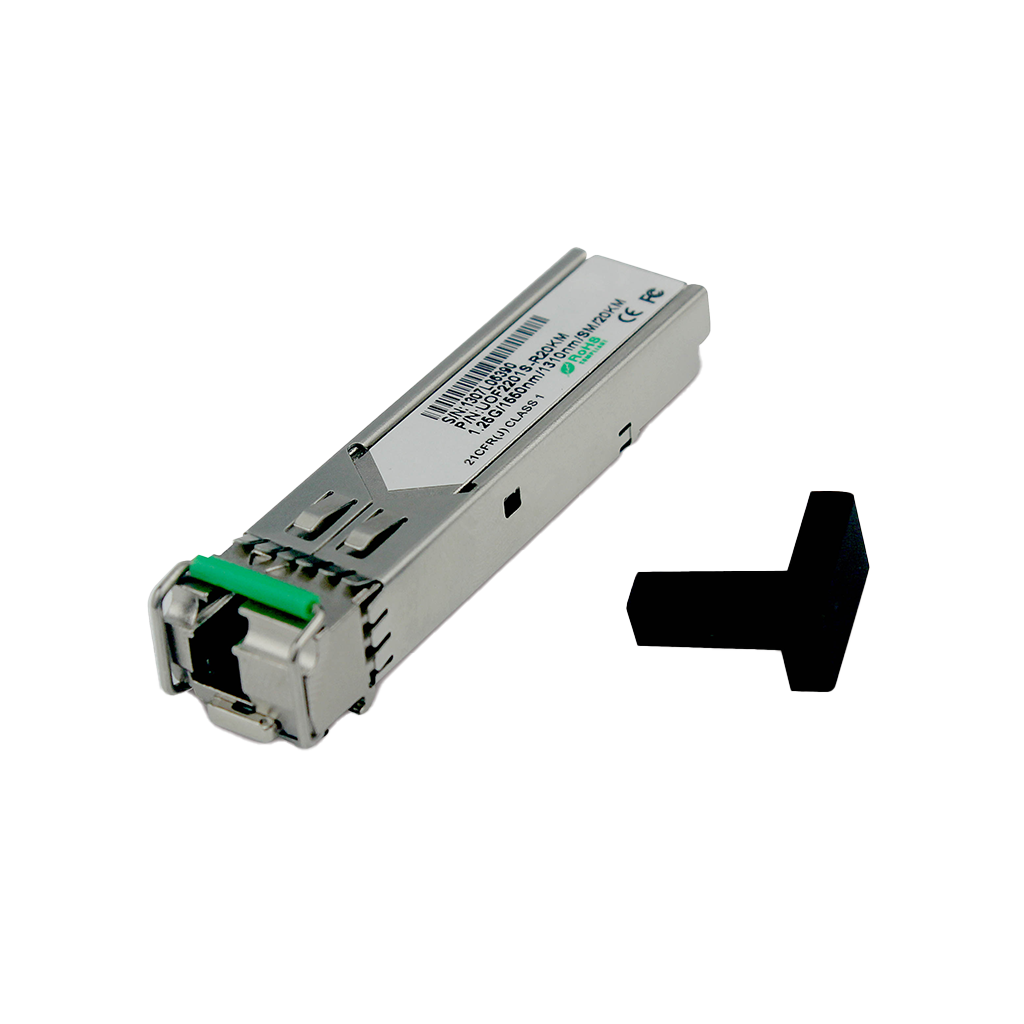 SFP module,single mode,single fiber,1.25Gbps,20KM, RX