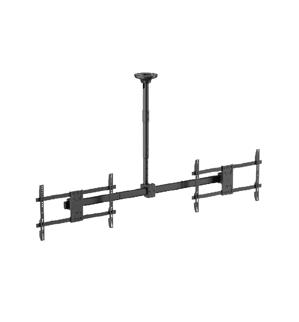 SUPPORT PLAFOND ÉCRAN DOUBLE CÔTE À CÔTE
