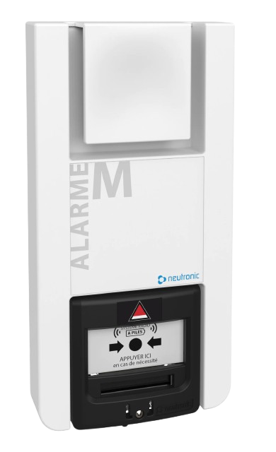 Equipement Alarme Menace à piles Sonore avec BM noir intégré G2