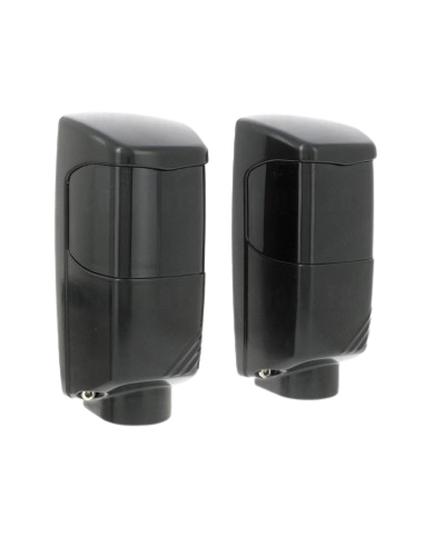 Photocellules I-R portée 15/30m Antivandales orientable 180° (12/24V)