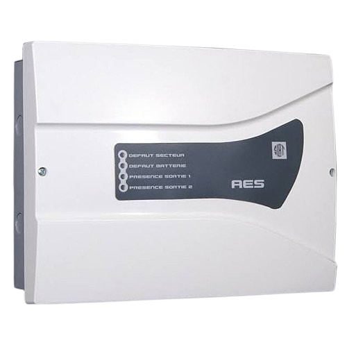 Alimentation AES-EAE 24V/4A C24 AB 12AH avec 2 batteries 12 Vcc / 12Ah -certifiée NF SSI.