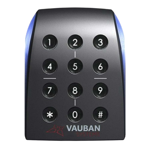 Lecteur VAUBAN,KB,DESFIRE, BLE, Large, RS485 SSCPV1, Noir, Cbl3m 