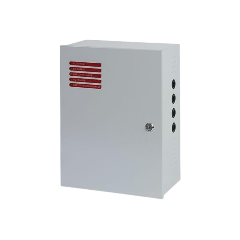 Alimentation à découpage 24 VDC / 10 A (emplacement 2 accus 18 Ah) avec relais défaut