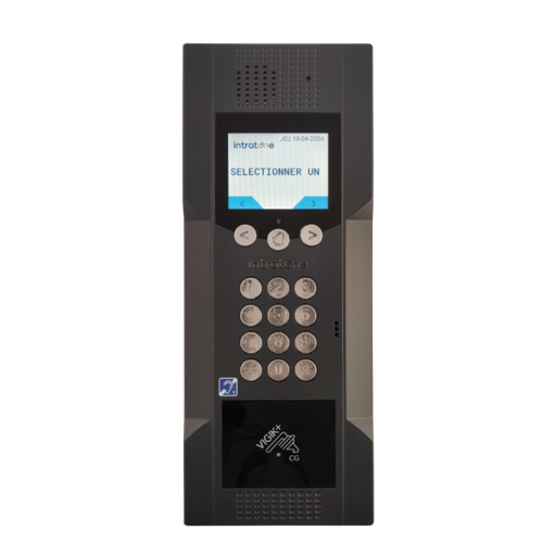[01-0201-PLUS] Interphone INTRACODE NEW, finition anthracite, pose en saillie (01-0201-PLUS)