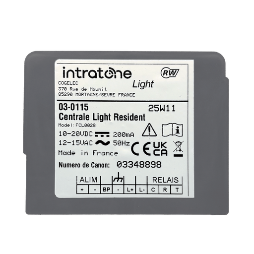 [03-0115] Centrale light RESIDENT Autonome - Gestion de badges - (NON vigik) (03-0115)