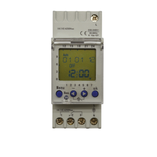 [DTD2301] Horloge digitale hebdomadaire 230V AC - 1 contact (HORLOGE_1_CONTACTP)