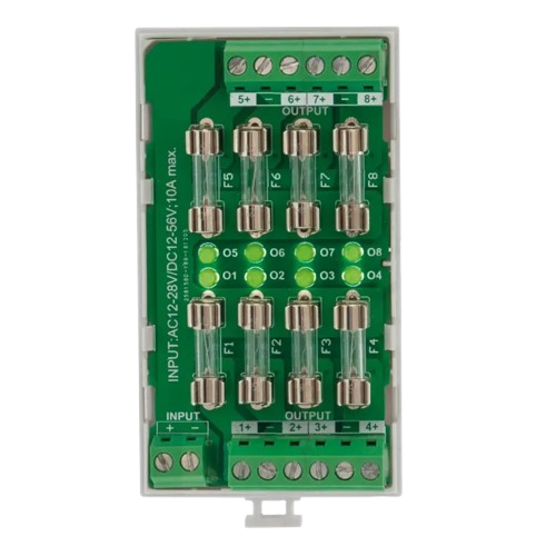 [PDB801] Carte multivoies fusiblées 8 sorties