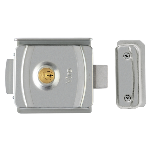 [9083] Electroserrure 12 Vac -AVEC cylindre rond - montage horizontal - ouverture intérieur (V9083)