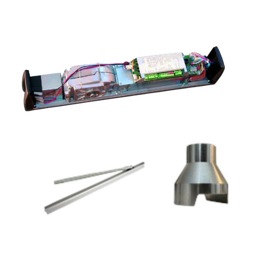 [COMPO2] Moteur à bras porte battante-250kg-bras à pousser+attache bras 30mm (PROSWING-KIT/B)