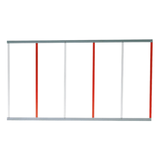 [P-800PGA2] Extension grille en aluminium 2m lisse TAU (max total 6m) (800PGA2)