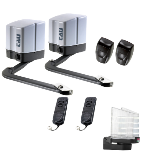 [K-EASYKITBR] Kit EASY 24V+centrale+2émetteurs+flash+cellules+antenne-2x2,3m max (KITEASY24-R)