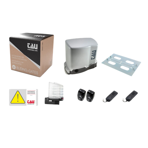 [K-T-ONEKIT5A2] Kit T-ONE5 230V-centrale+cellules+2émetteurs+flash+antenne-max500kg (T-ONEKIT5)