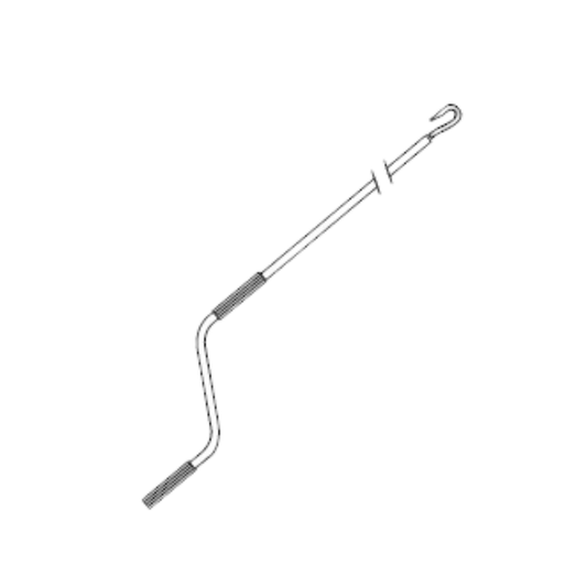 [AXAFG150] Manivelle de secours rigide avec crochet 150 cm (AXAFG150)